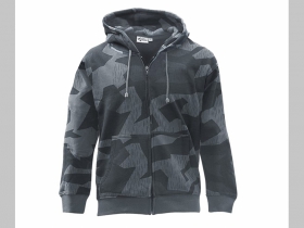 Pánska Mikina SPLINTER nightcamo, ruský maskáč na zips s kapucou - ihličnatá  